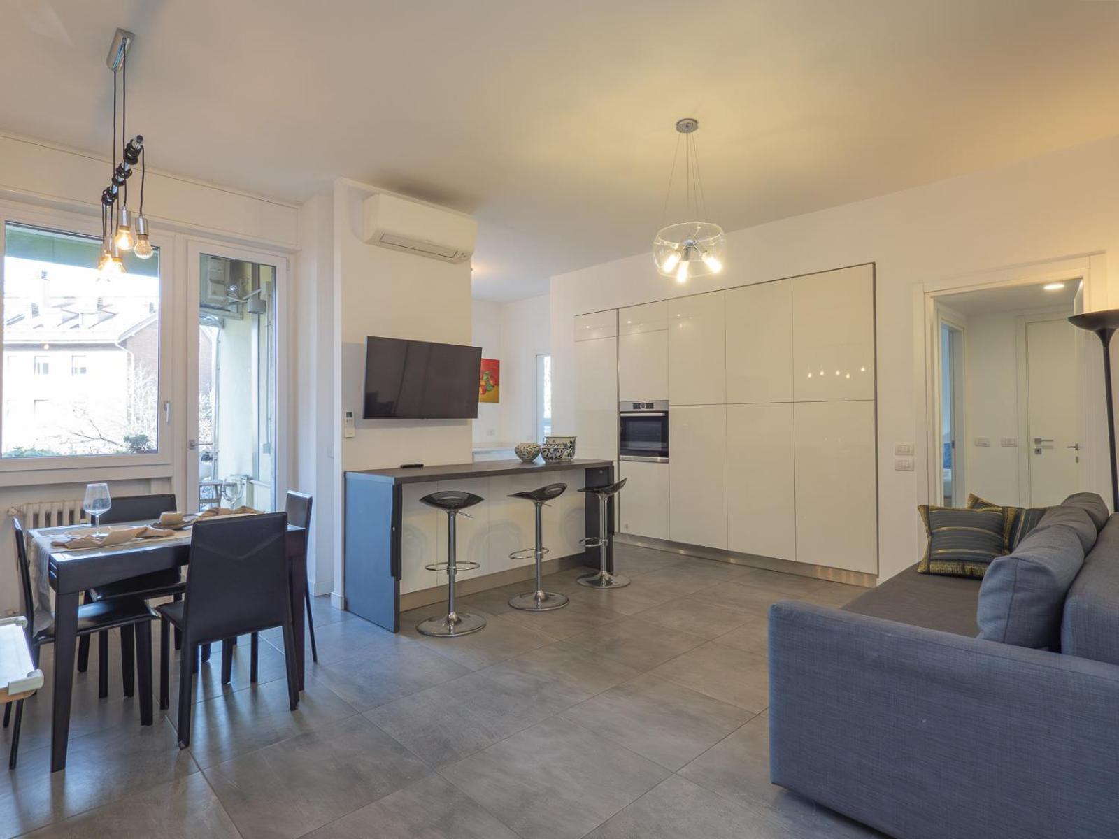 Modern 3 Bedroom With Balcony Steps From San Siro By Rentopolis Appartamento *