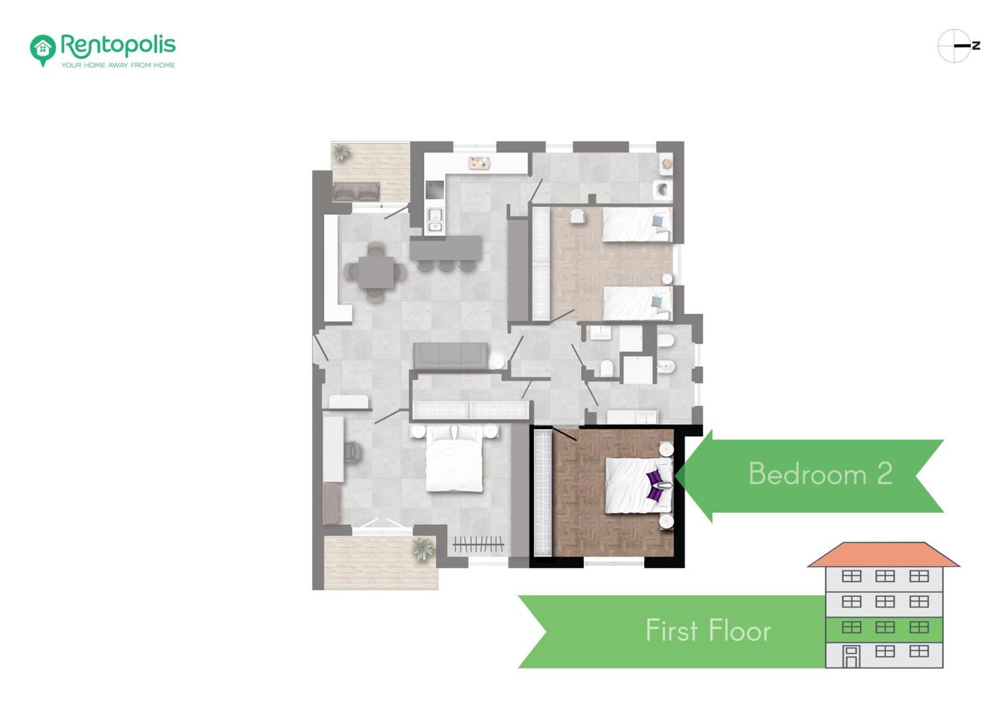 Appartamento Modern 3 Bedroom With Balcony Steps From San Siro By Rentopolis